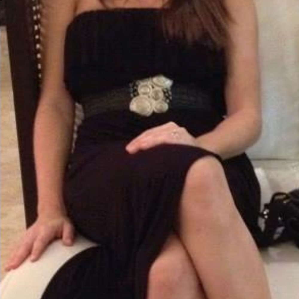 Anthropologie black dress